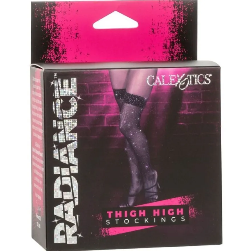 Calexotics Radiance Oberschenkelhohe Strümpfe mit Strassdetails