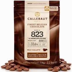 Callebaut Receipe No. 823 - Kuvertüre Callets, Vollmilch Schokolade, 33,6% Kakao