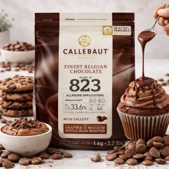 Callebaut Receipe No. 823 - Kuvertüre Callets, Vollmilch Schokolade, 33,6% Kakao