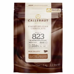Callebaut Receipe No. 823 - Kuvertüre Callets, Vollmilch Schokolade, 33,6% Kakao