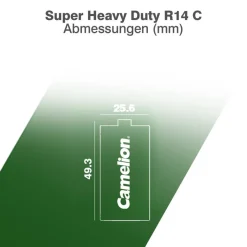 Camelion Super Heavy Duty Batterien 40-teilig inkl. Taschenlampe
