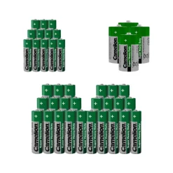 Camelion Super Heavy Duty Batterien 40-teilig inkl. Taschenlampe