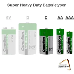 Camelion Super Heavy Duty Batterien 40-teilig inkl. Taschenlampe
