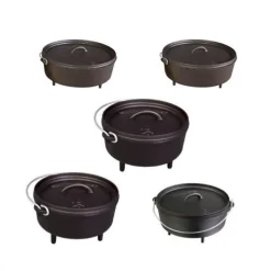 Camp Chef Classic Dutch Oven Set Schmortopf aus Gusseisen Grill BBQ Outdoor