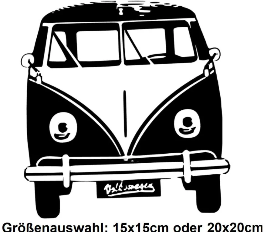 Camping Aufkleber Bus T1 Wohnmobil Wohnwagen Caravan Aufkleber Sticker 166/1