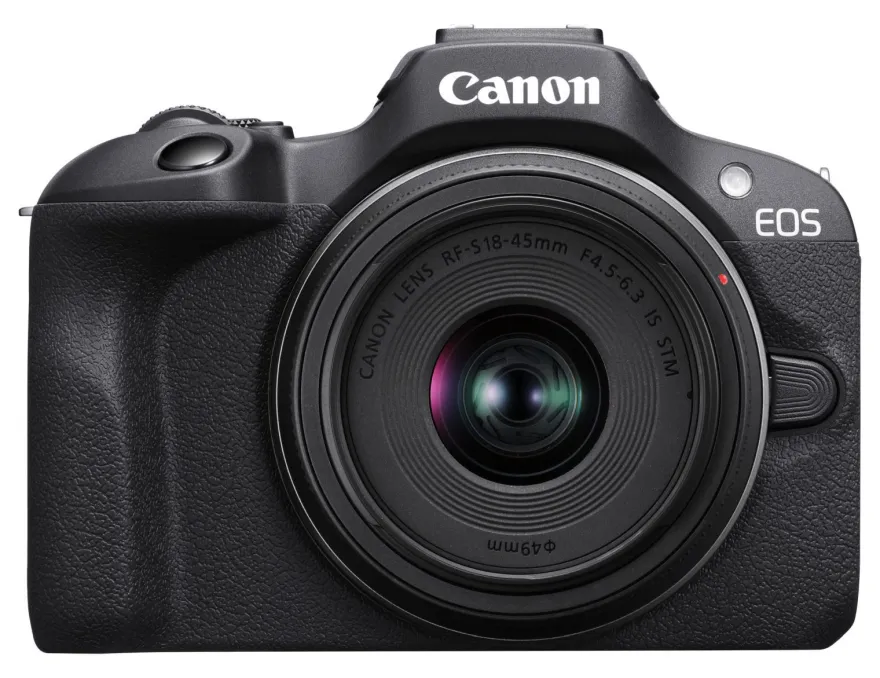 Canon EOS R100 + RF-S 18-45mm F4.5-6.3 IS STM Kit, 24,1 MP, 6000 x 4000 Pixel, CMOS,