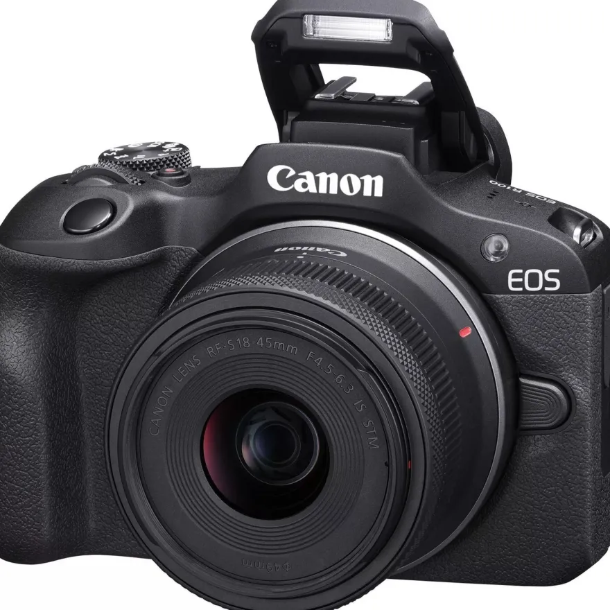 Canon EOS R100 + RF-S 18-45mm F4.5-6.3 IS STM Kit, 24,1 MP, 6000 x 4000 Pixel, CMOS,