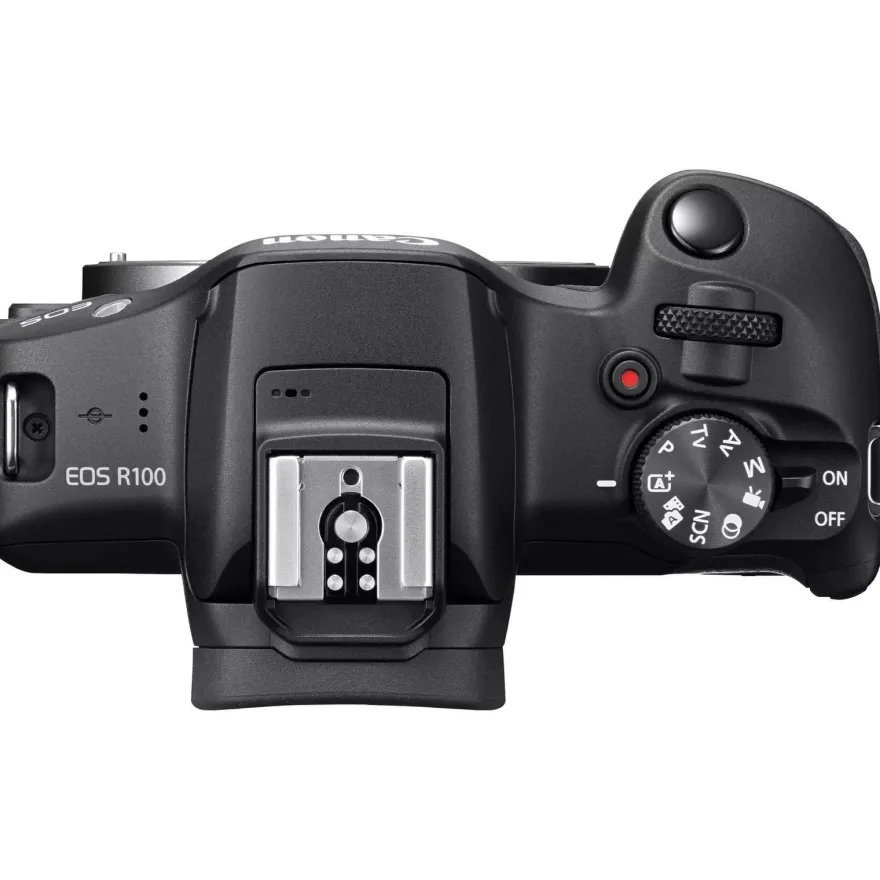 Canon EOS R100 + RF-S 18-45mm F4.5-6.3 IS STM Kit, 24,1 MP, 6000 x 4000 Pixel, CMOS,