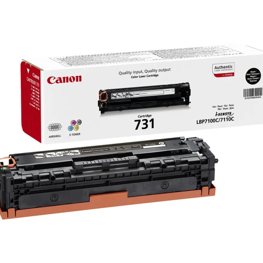Canon Toner 731 BK Schwarz (ca. 1.400 Seiten)