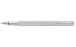 Caran d’Ache Füllfederhalter Ecridor Damier Silbergrau | Sonderedition