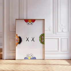 Cartoon Charakter Collage Poster · Geschenkidee · Pop Art Figuren Mix · Stree