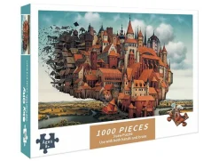 Cartoon Sky City 1000 Teile Stadt im Himmel Puzzle Brettspiele Kinder Jigsaw