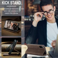 CaseMe S20 FE 5G/4G Klapphülle Kaffee