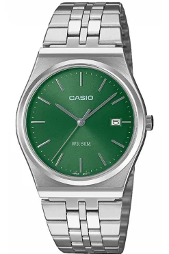 Casio Armbanduhr Quarz Stahl/Grün MTP-B145D-3AVEF
