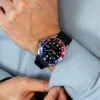 Casio Collection Herren-Taucheruhr Blau/Rot MDV-107-1A3VEF