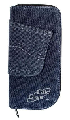 Casio FX-85 DE CW + Jeans-Tasche dunkelblau, Zirkelset blau, chutzfolie, arantie