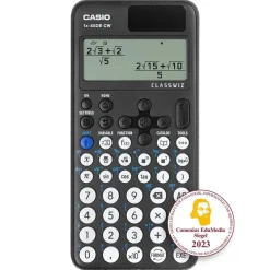 Casio FX-85 DE CW + Jeans-Tasche dunkelblau, Zirkelset blau, chutzfolie, arantie
