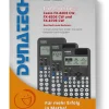 Casio FX-85 DE CW mit CalcCase-Schutztasche, Zirkelset lila, olie, uch, arantie