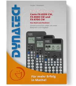Casio FX-85 DE CW mit CalcCase-Schutztasche, Zirkelset lila, olie, uch, arantie