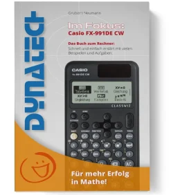 Casio FX-991 DE CW mit Jeans-Tasche hellblau, Arbeitsbuch und Garantie