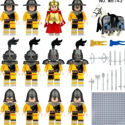 Castle Knights Videospiel Lego Mini Figur x 12 Soldaten Held Spielzeug Modelle