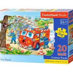 Castorland Puzzle Feuerwehrleute MAXI 20 Teile