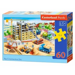 Castorland Puzzle Großbaustelle 60 Teile