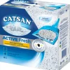 Catsan Active Fresh - Katzenstreu aus Naturton mit Aktivkohle 1 x 8 Liter