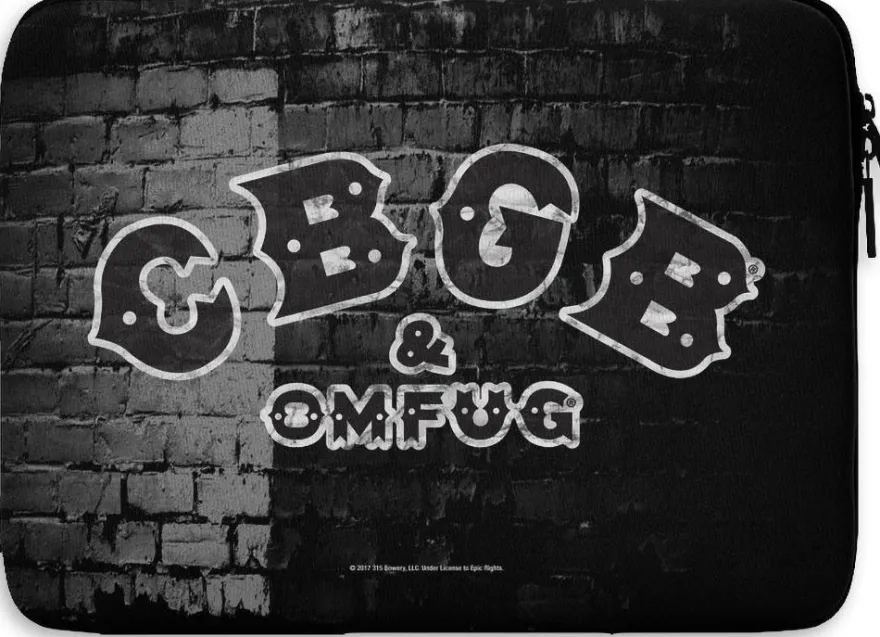 CBGB & OMFUG Laptop Sleeve Tasche Black