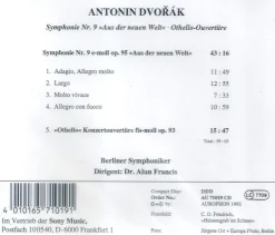 CD: Antonin Dvorak: Syphonie Nr. 9