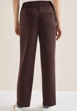 Cecil High Waist Style Neele Straight Leg Hose, 30er Länge