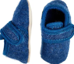 Celavi Kinder / Baby Schuhe Baby Wool Slippers Blue Melange