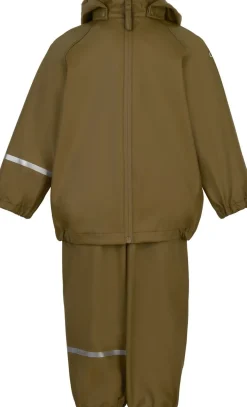 CeLaVi Kinder Regenset Basic Rainwear Set Recycle PU Nutria