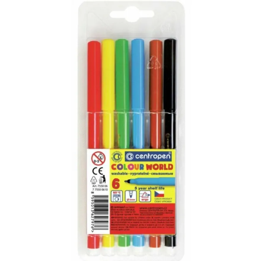 Centropen Marker 6 Farben