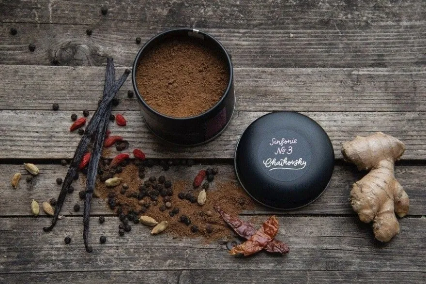 Chaikovsky Sinfonie Nr. 3 - Tee 120g Gewürz Chai mit Reishi Goji Kasimir + Lieselotte