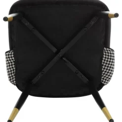 chairus 4er Set Esszimmerstühle Samt Modern Armloser Bürostuhl Polsterstuhl mit