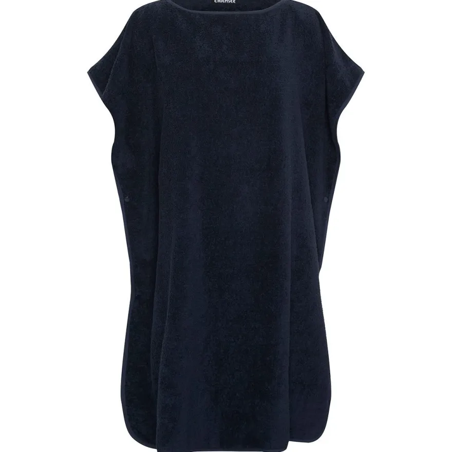 Chiemsee 16618 Surf Cape (dunkelblau, 85x206cm) Strandtuch Poncho Umkleidekabine