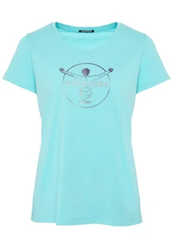 Chiemsee Taormina T-Shirt Women Damen-T-Shirt Blue Radiance