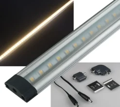ChiliTec LED Unterbauleuchte CT-FL50 50cm 410lm, 5 Watt, 3000K / warmweiß