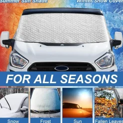CICMOD Windschutzscheibenabdeckung für Ford Transit Custom/Tourneo Custom