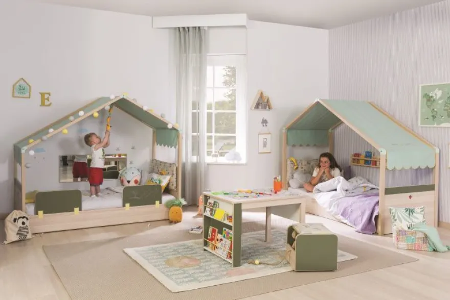 Cilek Kinderbett MONTE mit Markise, 80x180 cm