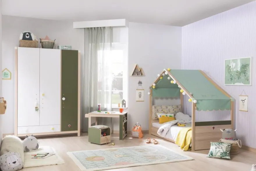 Cilek Kinderbett MONTE mit Markise, 80x180 cm