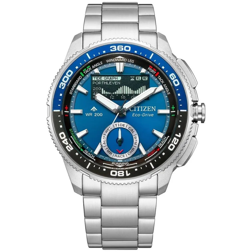 Citizen Promaster Eco-Drive Uhr für Herren Wave Tracker Blau JV3006-50L