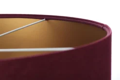 Classic Hängeleuchte Lila, Gold Becher weiß 60cm
