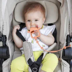 CLDY Baby Spielzeug Halterung 4 Stück, BPA-frei Silikon, verstellbar für