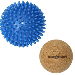 9cm Massageball Igelball + Faszienball Cork 6,5cm