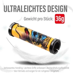 CNCLOL Fahrrad Mountainbike Lenkergriffe, MTB Fahrradgriffe 22mm Silikon