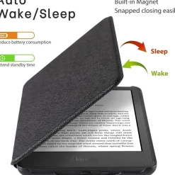 CoBak Schutzhülle für Kindle 11. Generation (6 Zoll, 2022-2024), Schwarz
