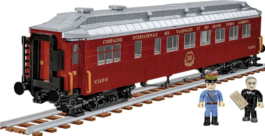 COBI 6291 Compiègne Wagon (11 November 1918) Eisenbahnwaggon (Maßstab 1:35)