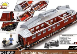 COBI 6291 Compiègne Wagon (11 November 1918) Eisenbahnwaggon (Maßstab 1:35)